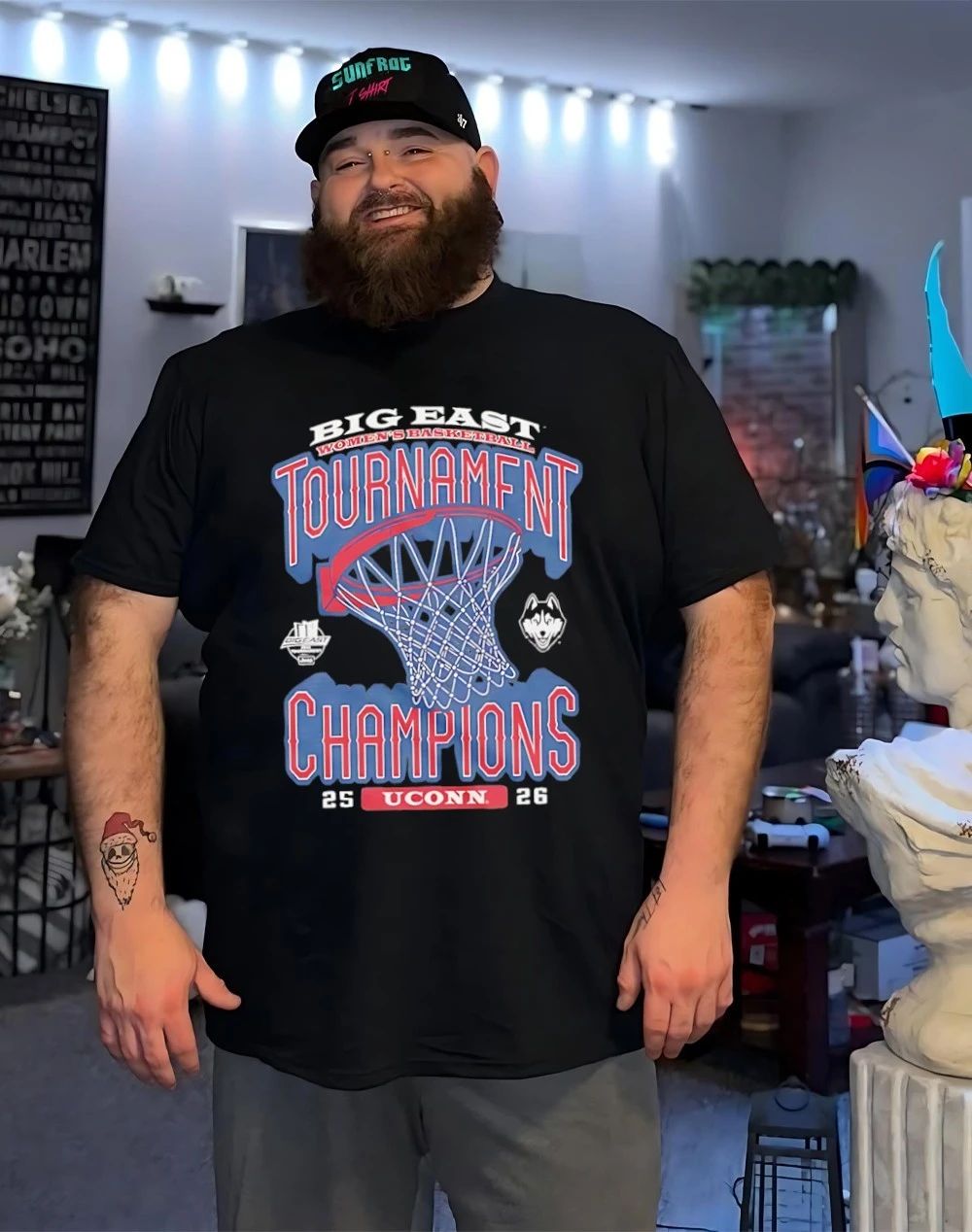 UConn Huskies Women’s Basketball 2026 Big East Tournament Champions Locker Room shirt