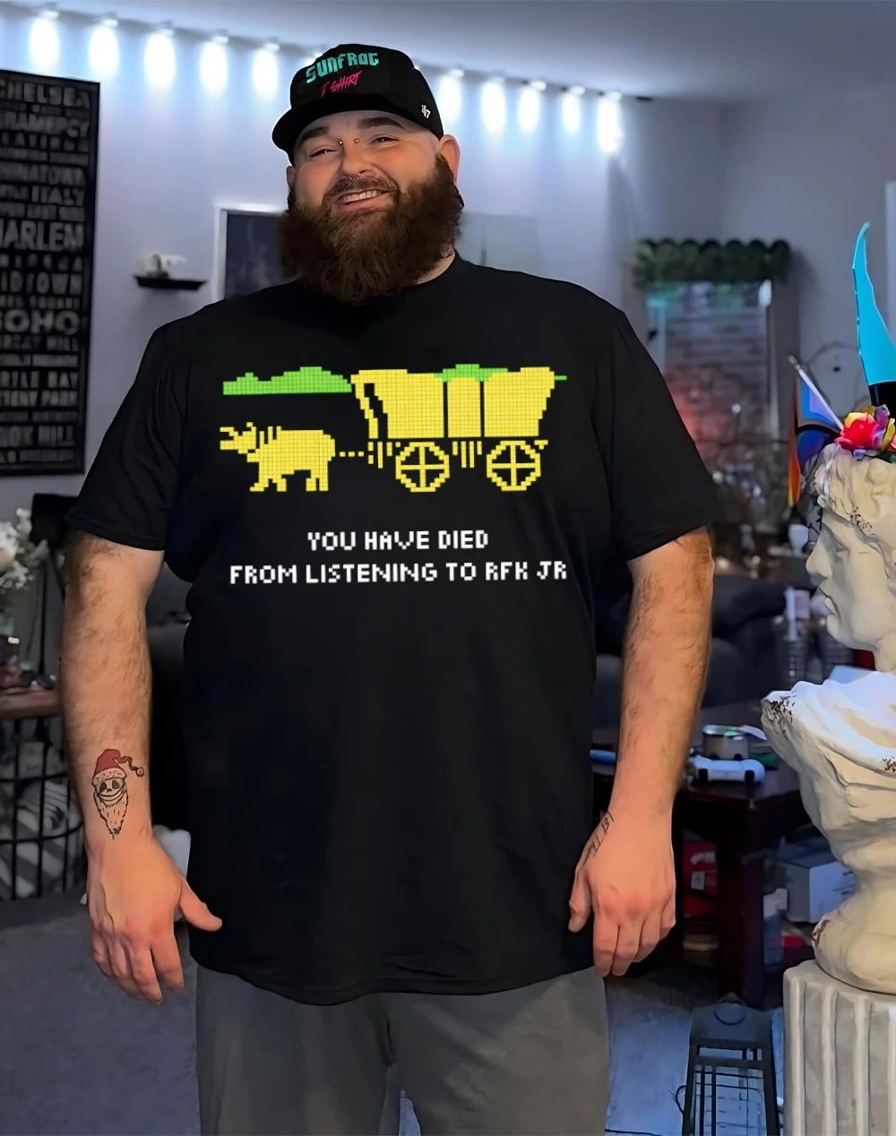 You have died listening to RFK Jr 8bit Game shirt