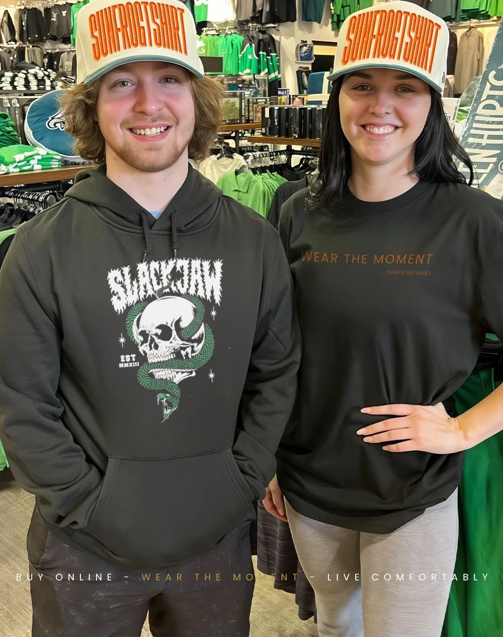 Slackjaw snakeskull est 2013 shirt
