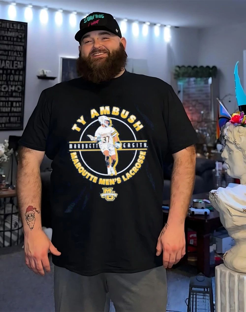Ty Ambush Marquette Men’s Lacrosse Illustrated shirt