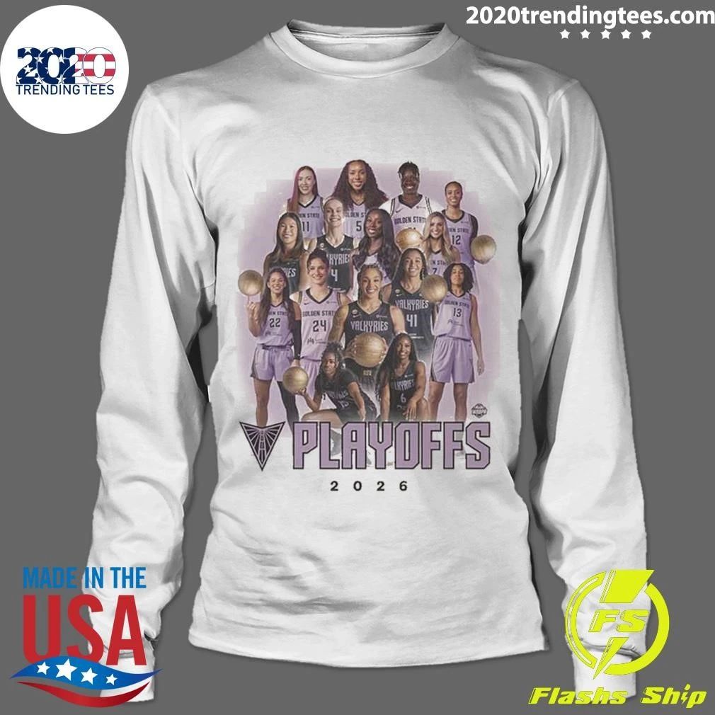 Playoffs 2026 Golden State Valkyries 500 Level Team Shirt