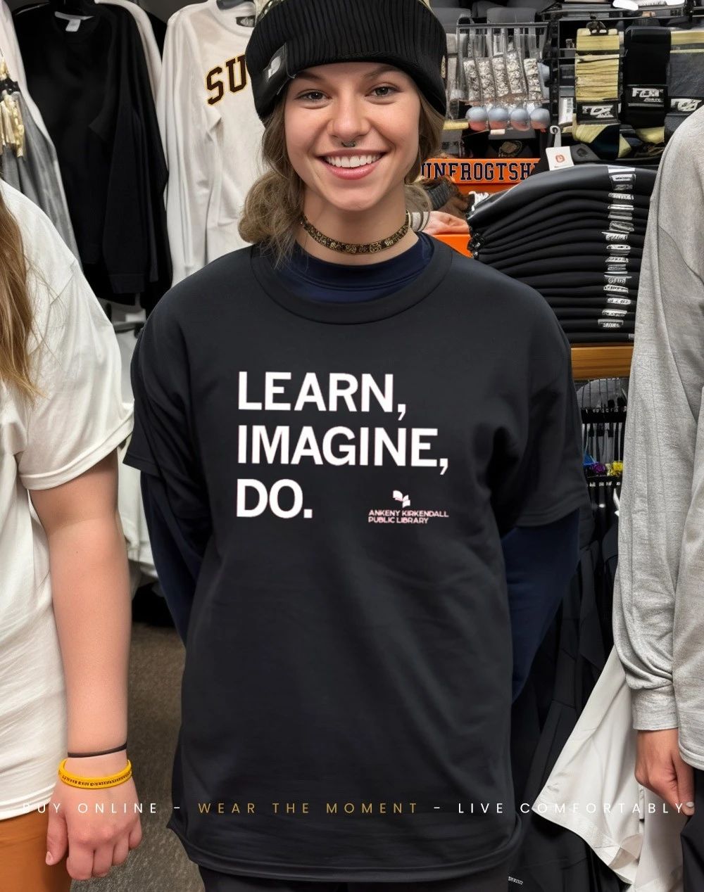Ankeny Public Library Learn Imagine Do Shirt