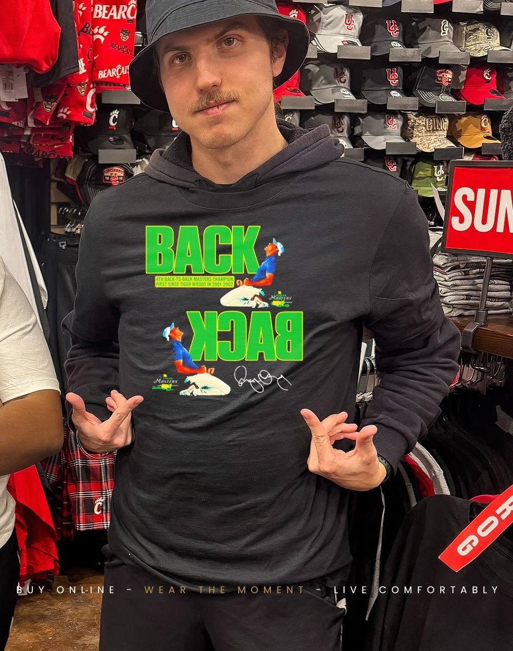 Rory McIlroy 2026 Masters Tournament Champion back to back signature shirt