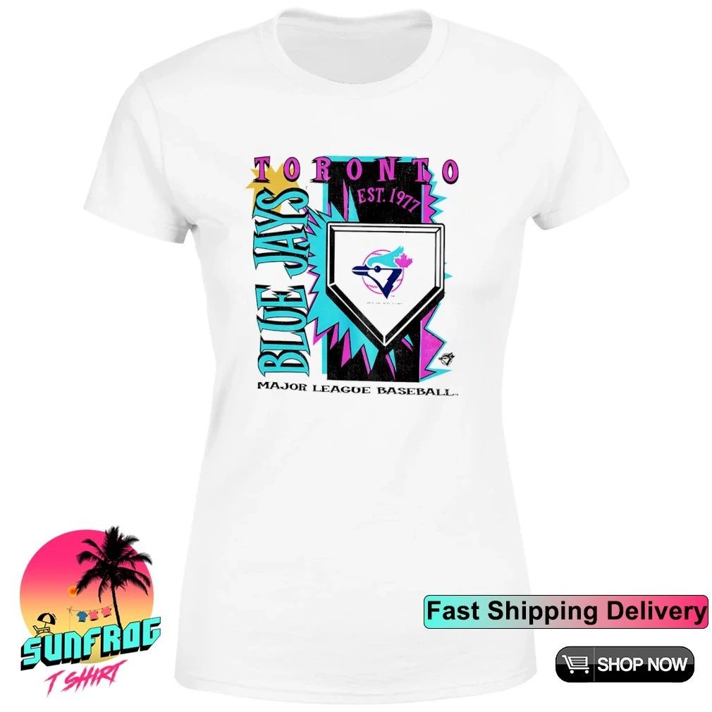 Toronto Blue Jays MLB Cooperstown Neon Field Shock shirt