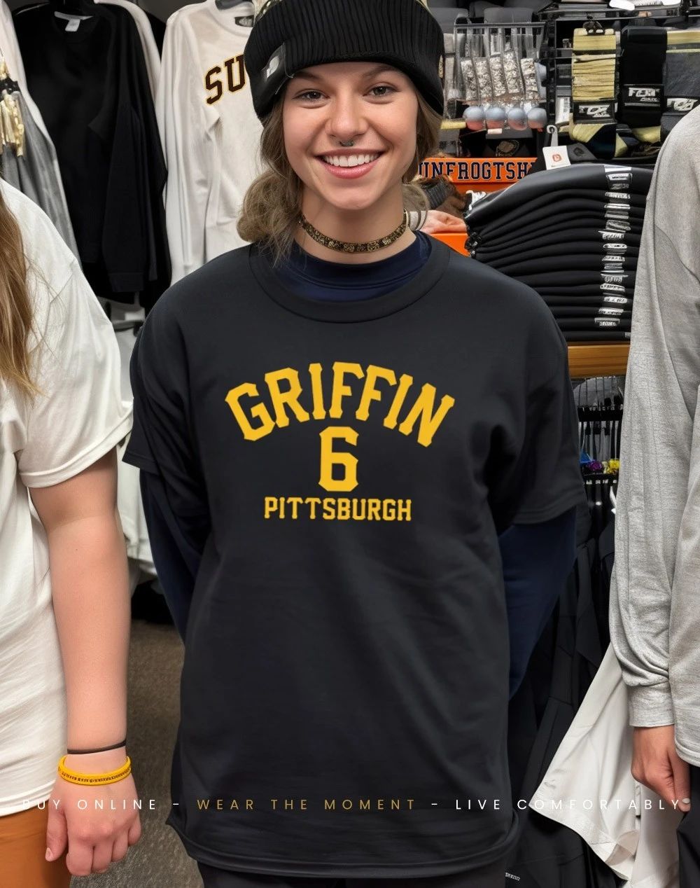 Konnor Griffin Pittsburgh Pirates October’s FInest number and name shirt