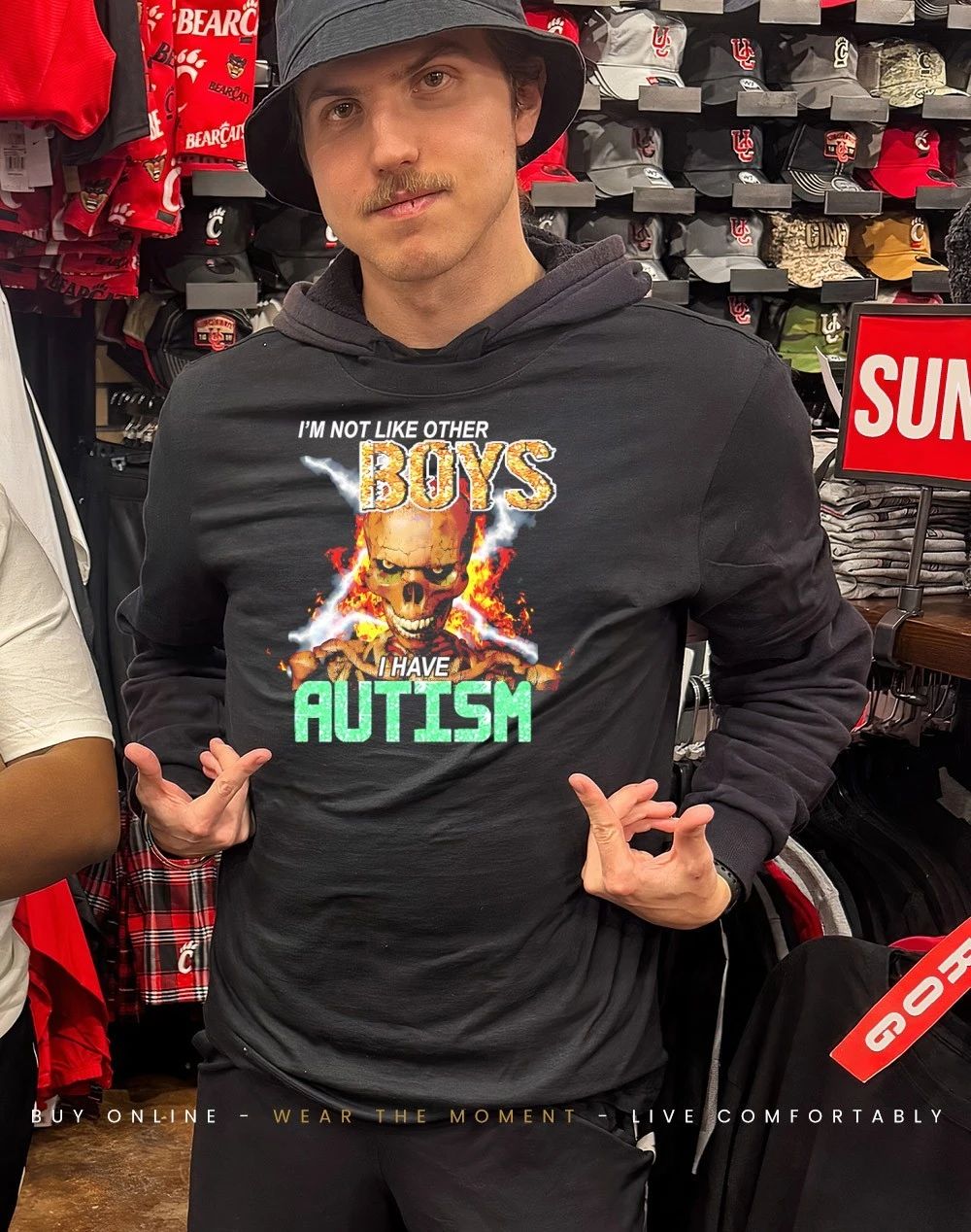I’m not like other boys I have Autism skull shirt