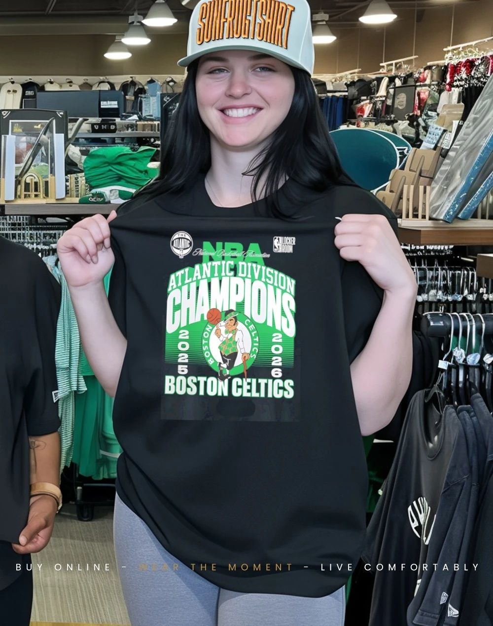 Boston Celtics 2025 2026 Atlantic Division Champions Locker Room shirt