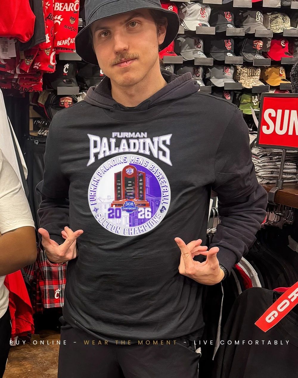 Furman Paladins Men’s Basketball 2026 Socon Champions shirt