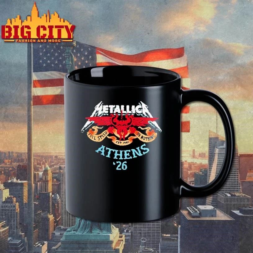 Metallica Athens ’26 Full Speed Shirt