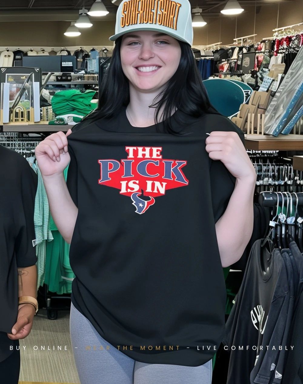 Houston Texans The Pick Is In logo shirt