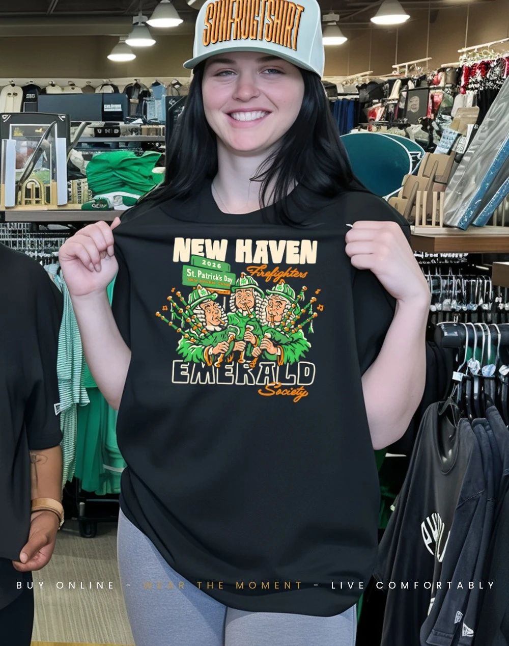 New Haven Firefighters Emerald society 2026 St. Patrick’s Day shirt