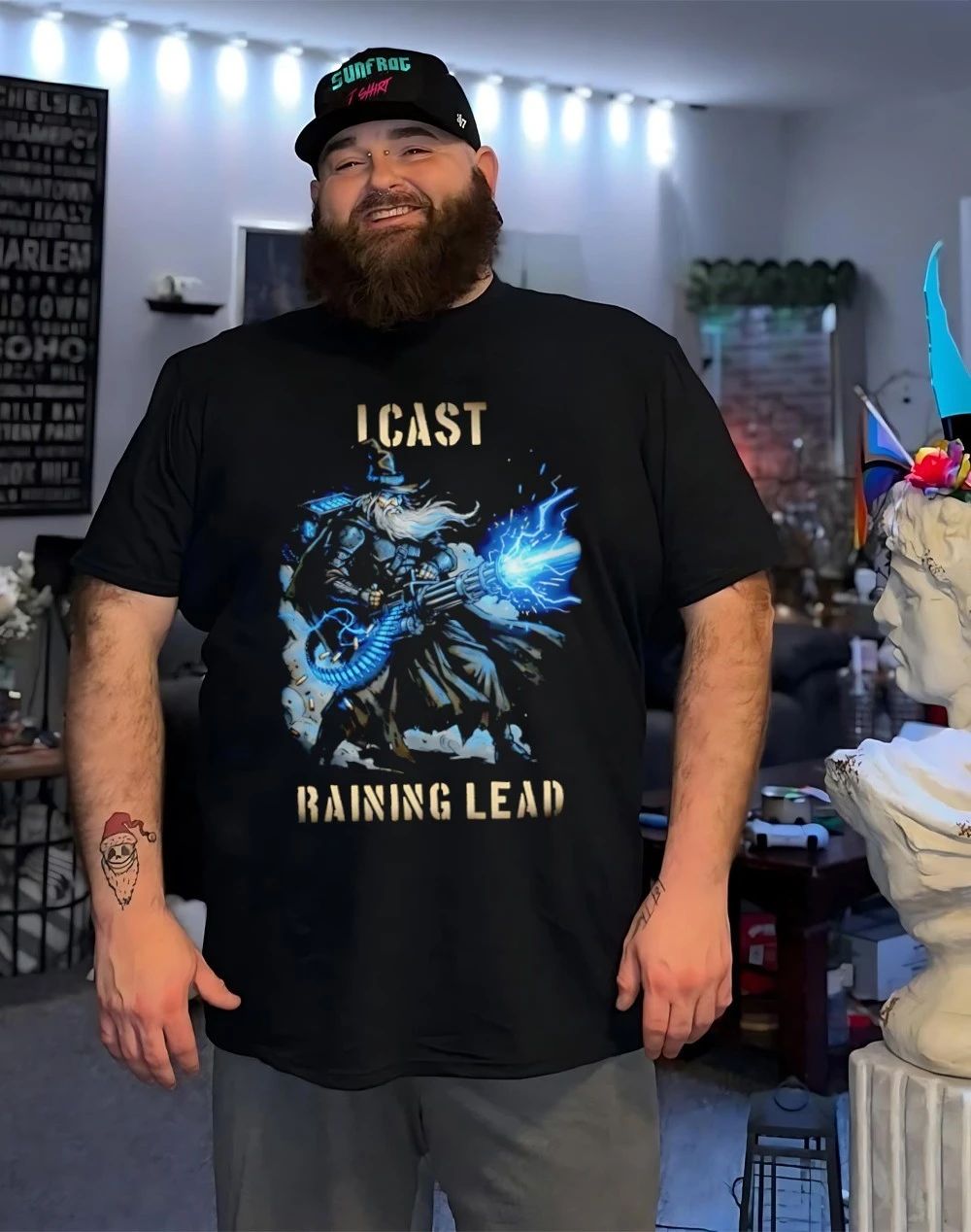 Wizard I Cast Raining Lead shirt