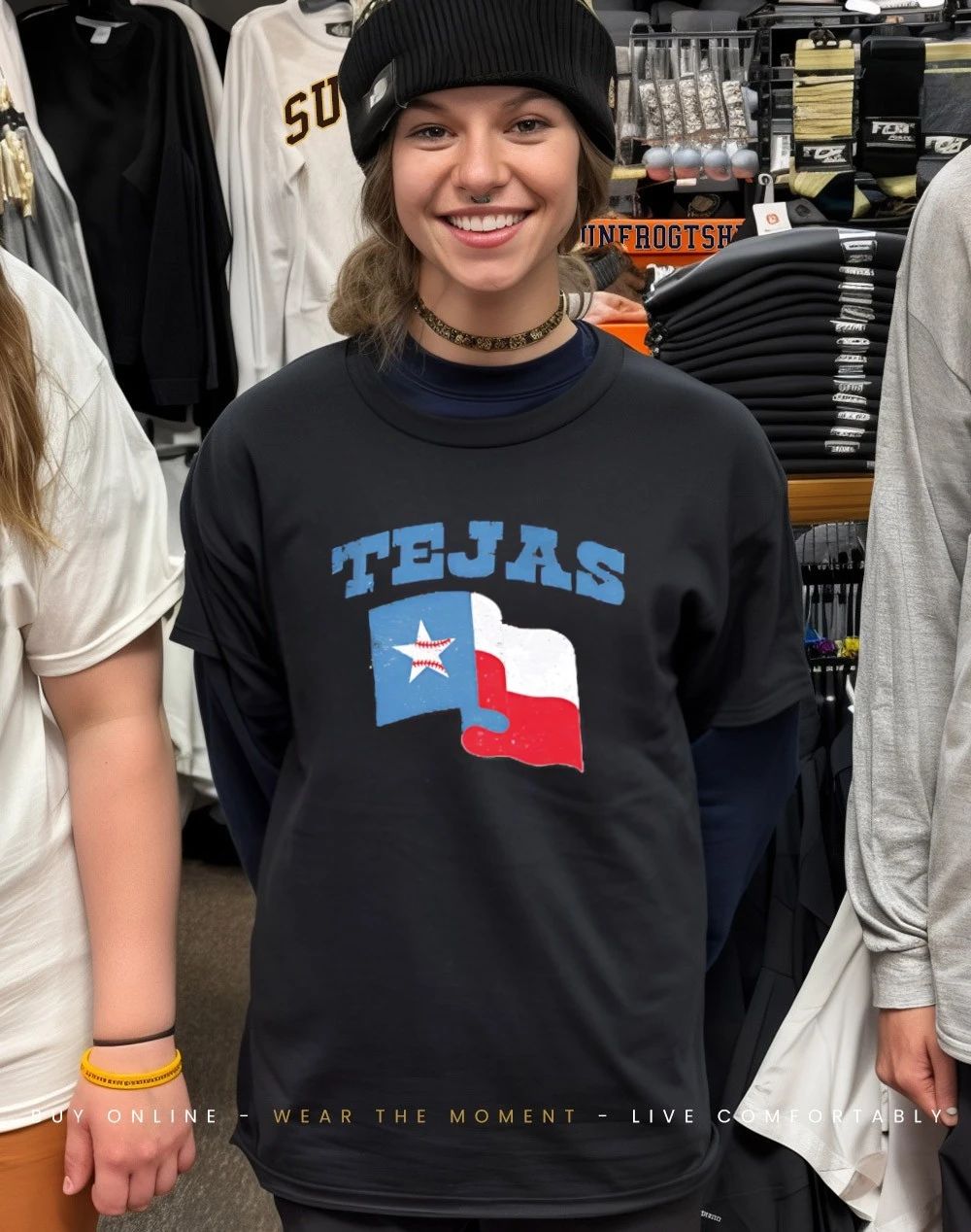 Tejas flag 2026 graphic shirt
