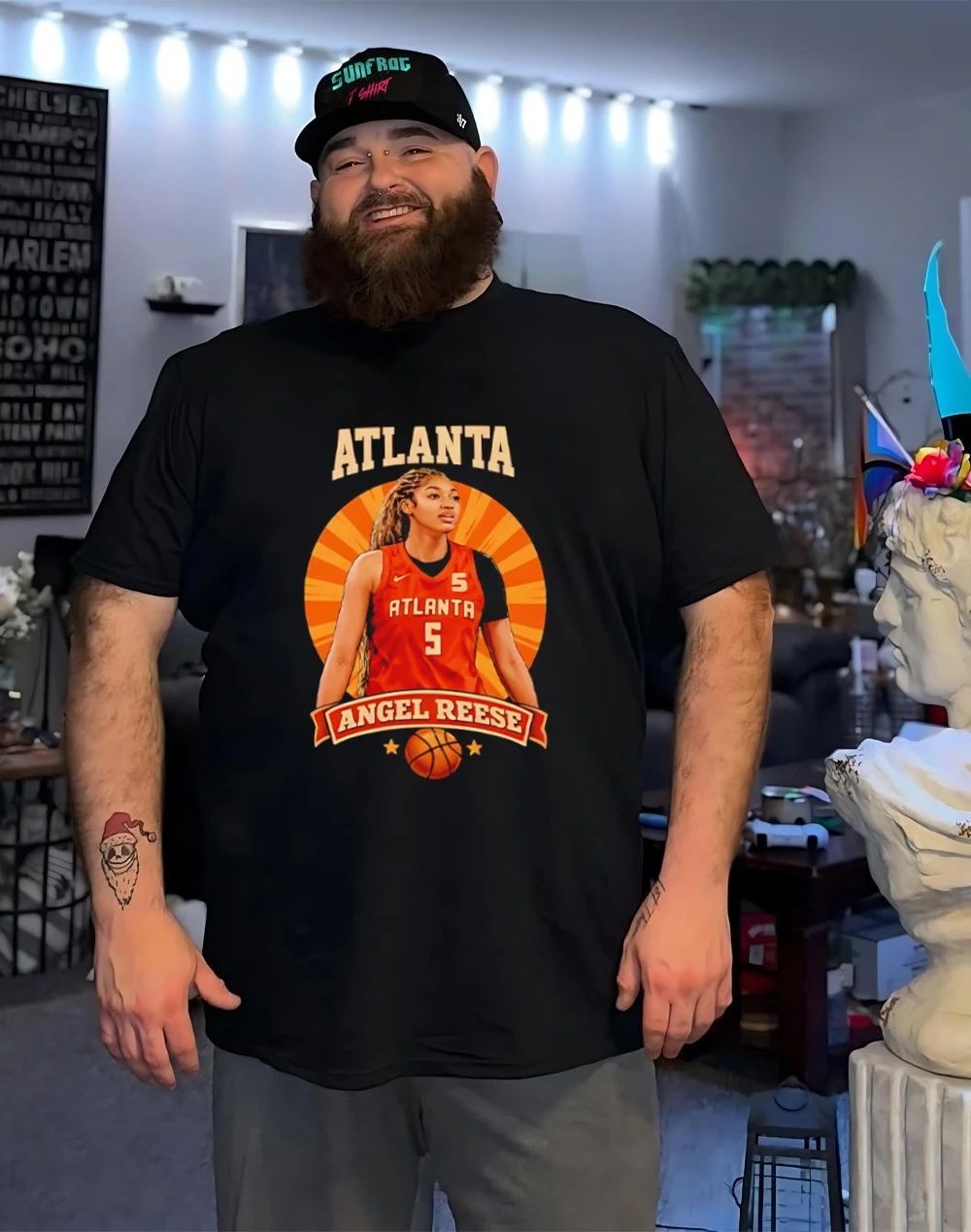 Angel Reese Atlanta Dream Basketball graphic shirt