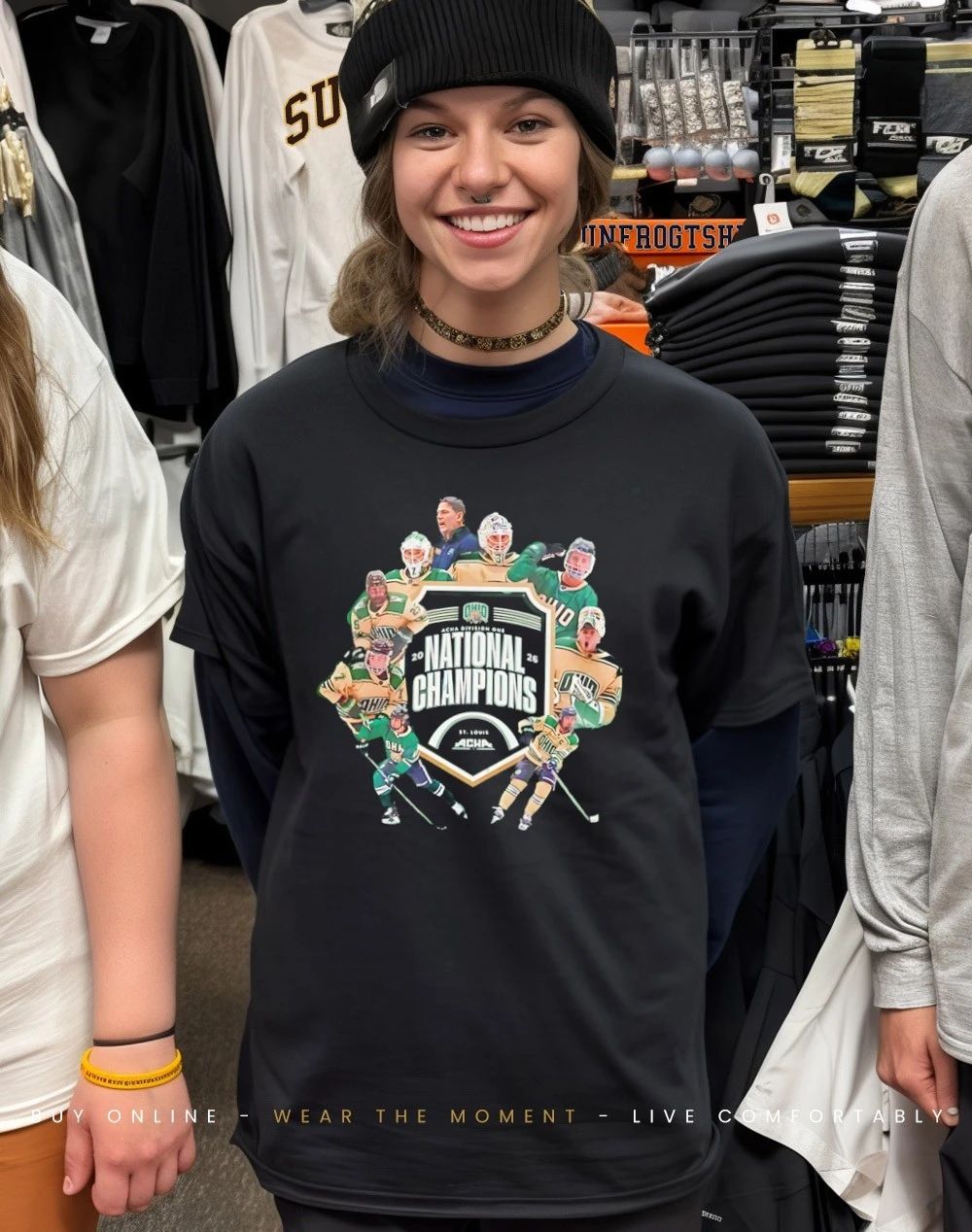 Ohio Bobcats men’s ice hockey National Champions 2026 graphic shirt