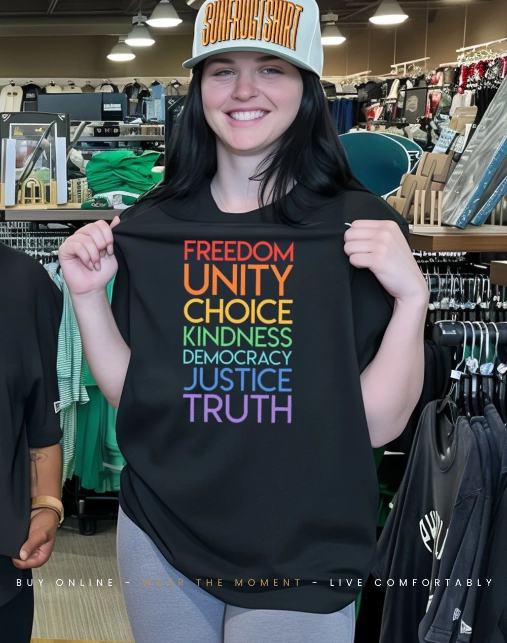 Freedom unity choice kindness democracy justice truth shirt