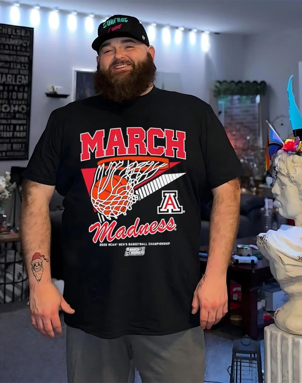 Arizona Wildcats MBB 2026 March Madness Retro Swish shirt