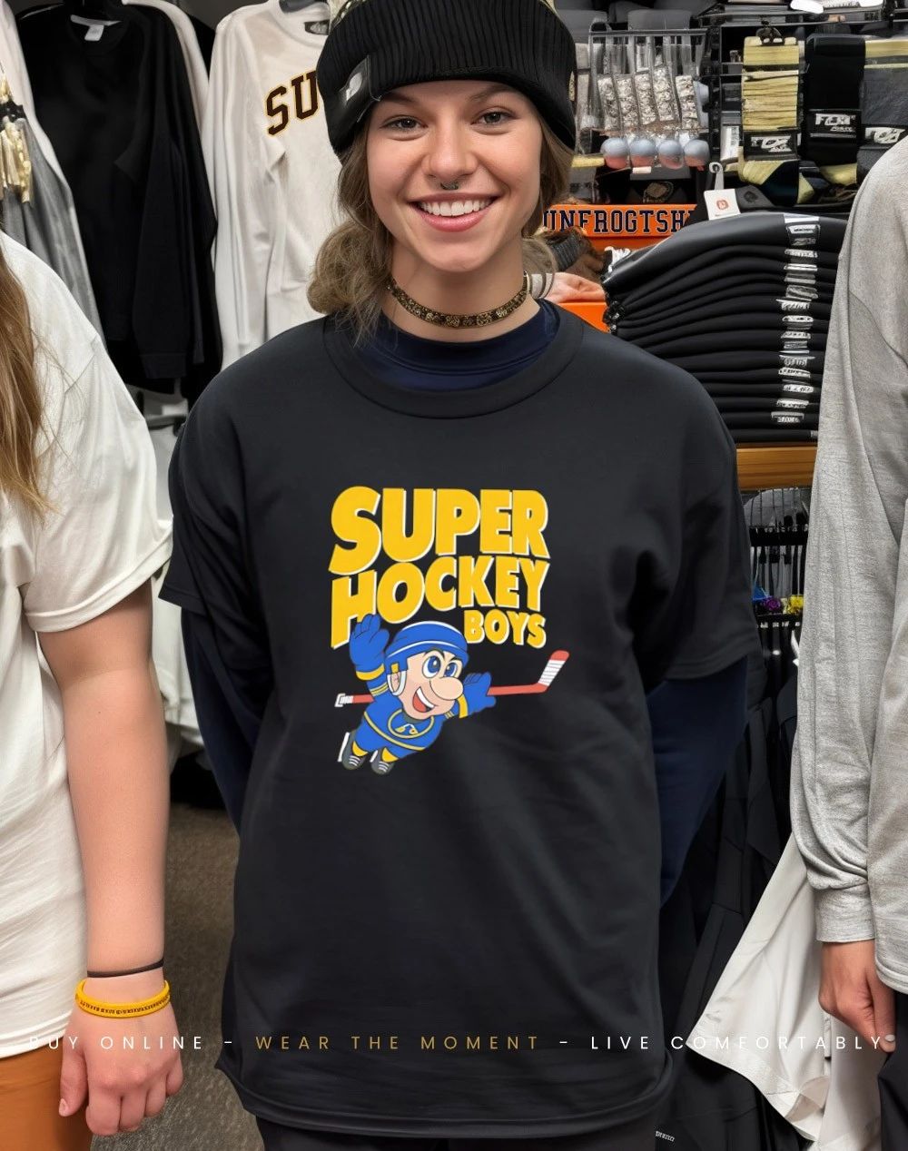 Super Hockey Boys Buffalo hockey shirt