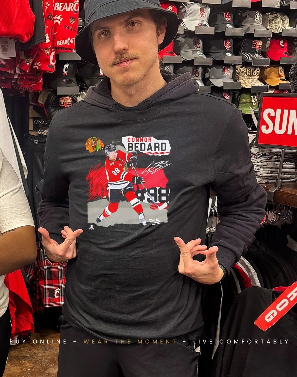 Chicago Blackhawks Connor Bedard Fresh Ice signature shirt
