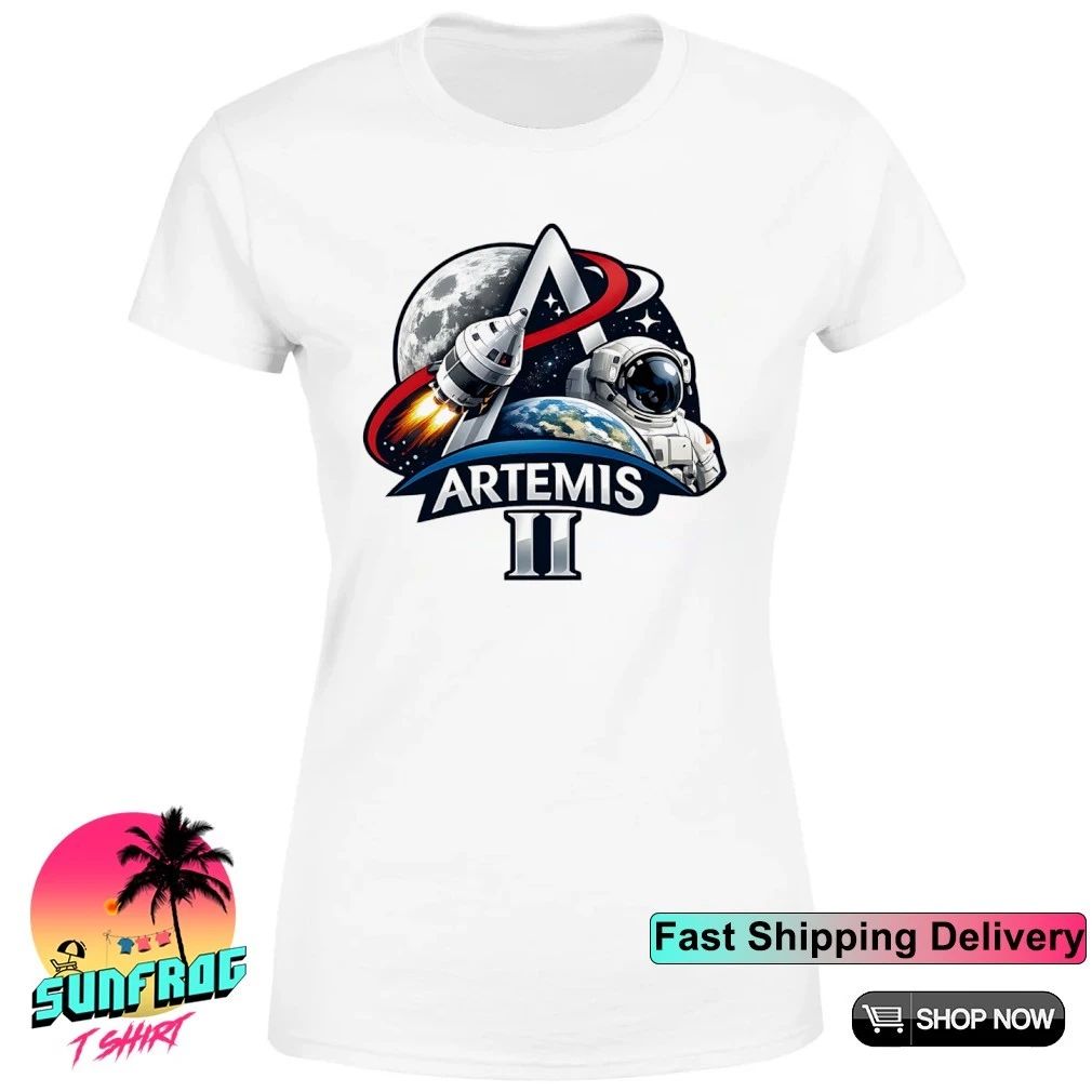 NASA Artemis II lunar exploration shirt