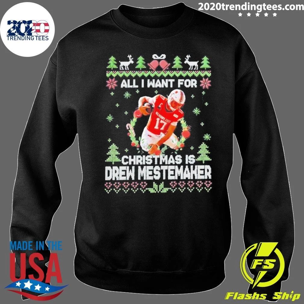 All I Want For Christmas Is Drew Mestemaker Oklahoma State Cowboys Football 2026 Shirt