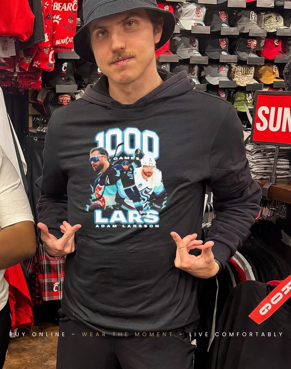 Adam Larsson 1000 Games Lars Shirt