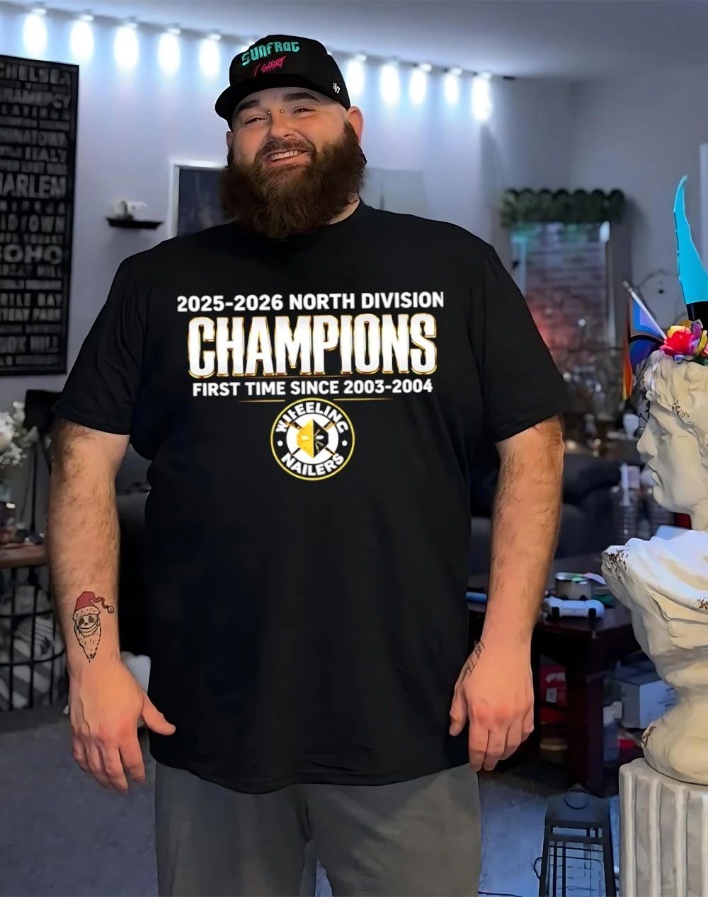 Wheeling Nailers 2025-2026 North Division Champions shirt