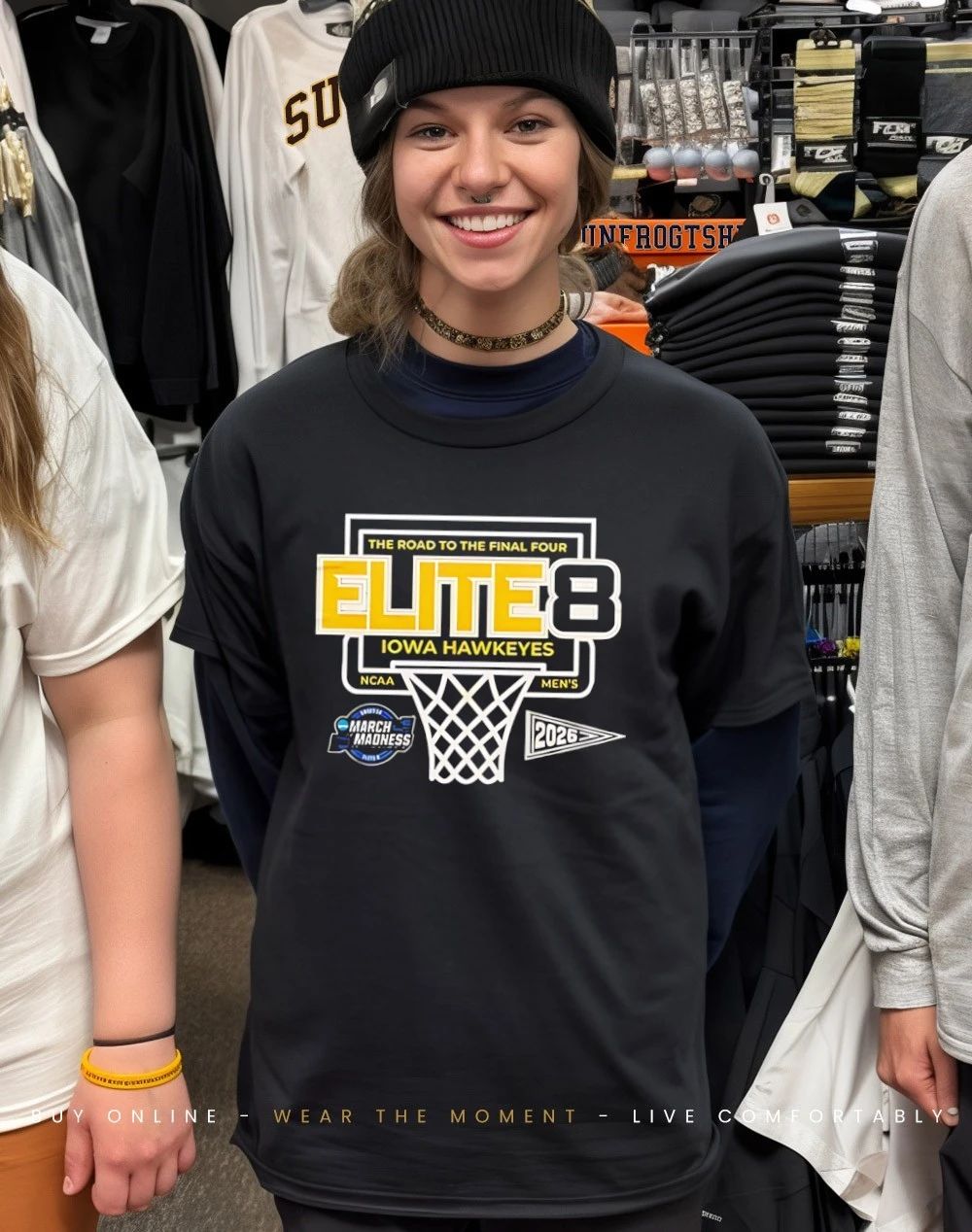 Iowa Hawkeyes 2026 March Madness Elite Eight Shirt