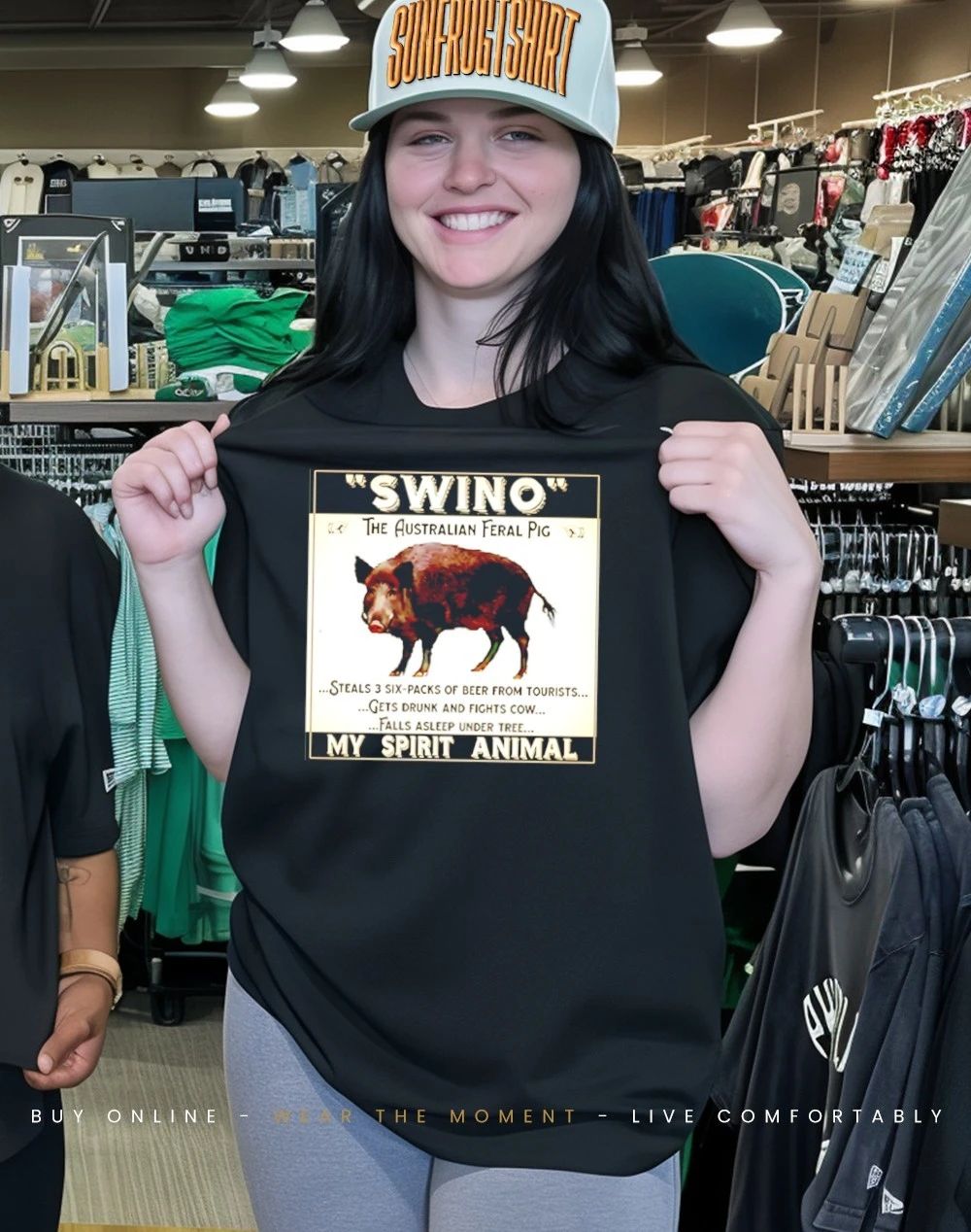 Swino Australian Feral Pig My Spirit Animal Shirt