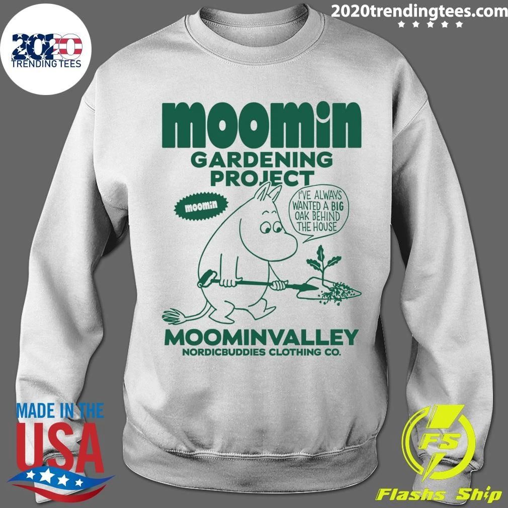 Moomin Gardening Project Moominvalley Nordicbuddies Clothing Co Shirt