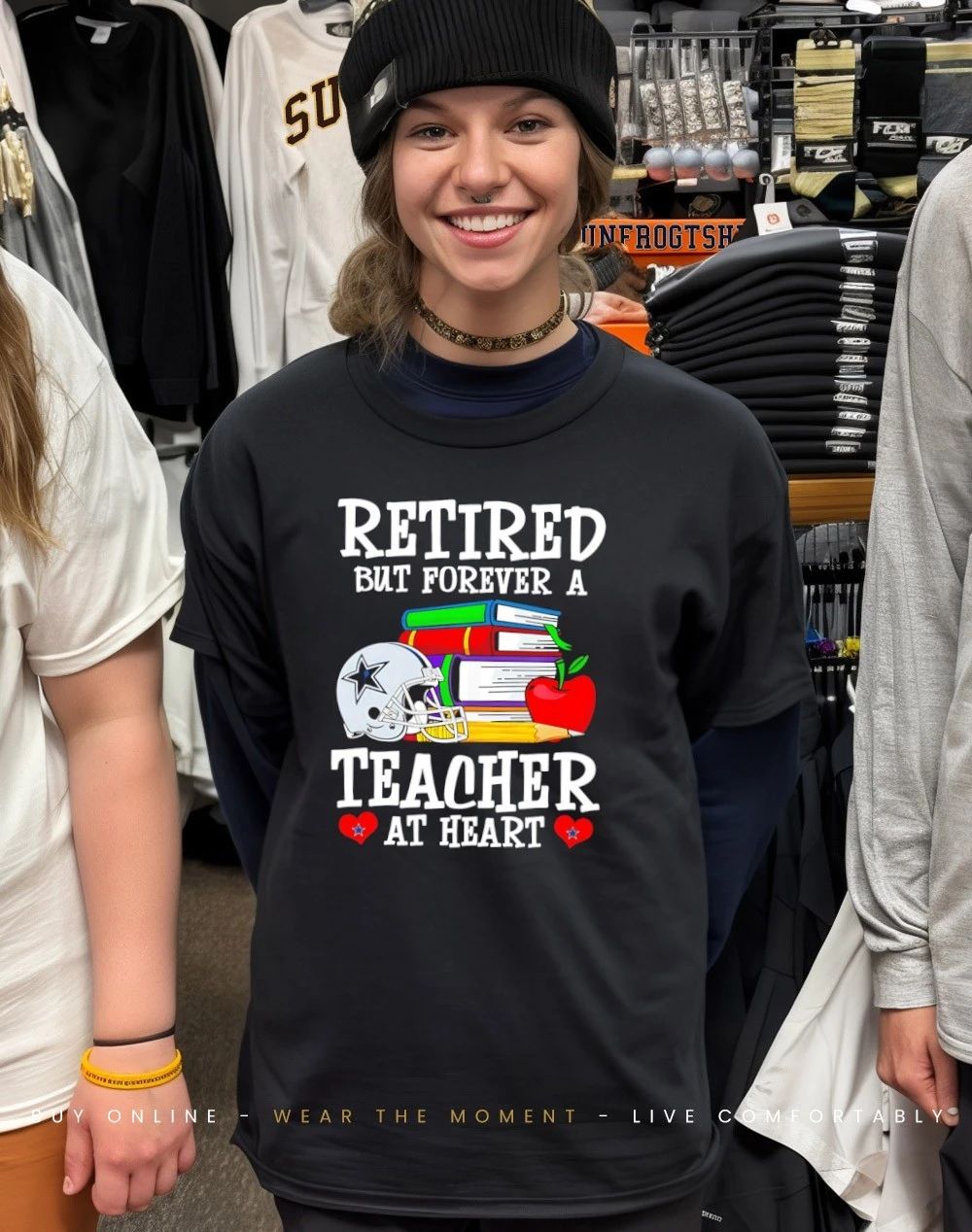 Dallas Cowboys Retired But Forever a Teacher At Heart shirt