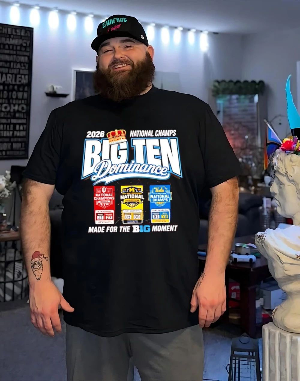 2026 Big Ten National Champions Indiana Michigan UCLA B1G shirt