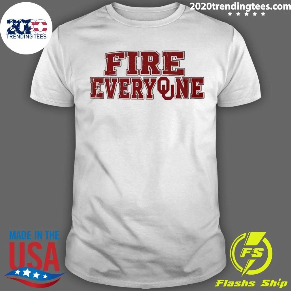 Oklahoma Sooners Fire Evereone Logo Shirt