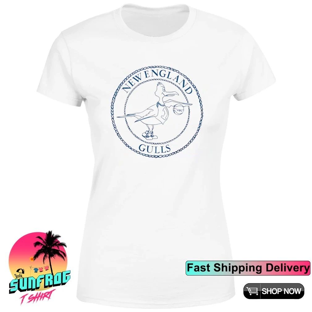 New England Gulls logo vintage shirt
