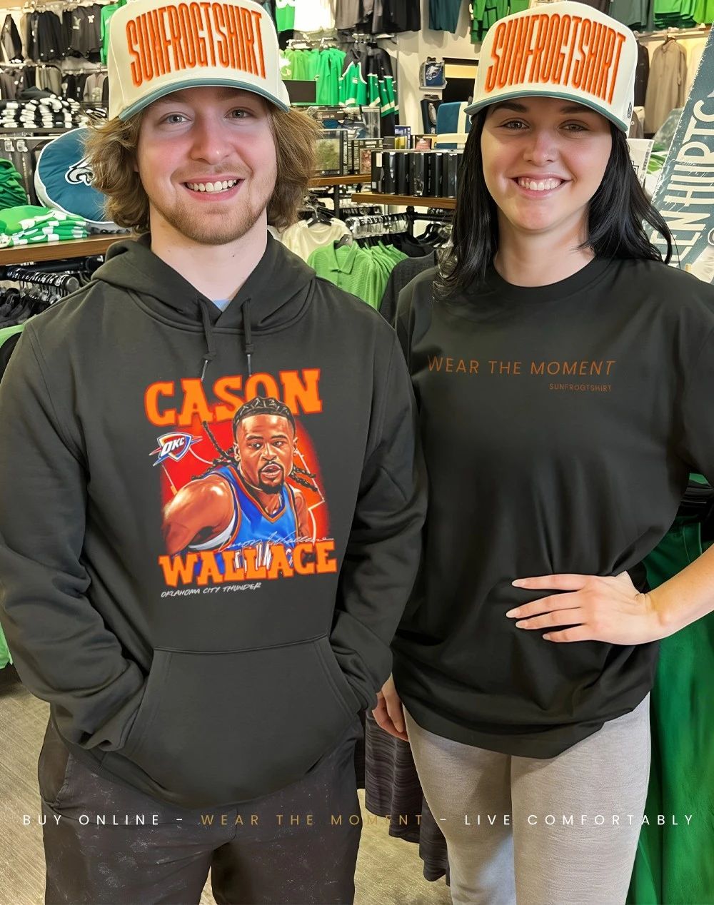 Cason Wallace Oklahoma City Thunder Airbrush shirt