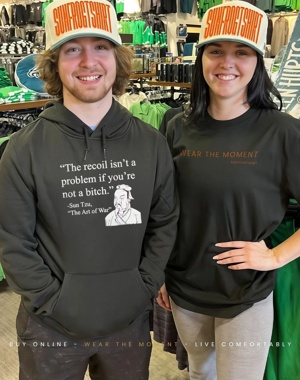 Sun Tzu the recoil isn’t a problem if you’re not a bitch shirt