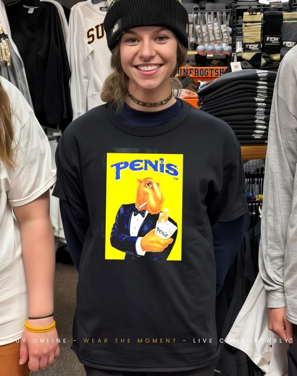 Camel Penis smoking meme shirt