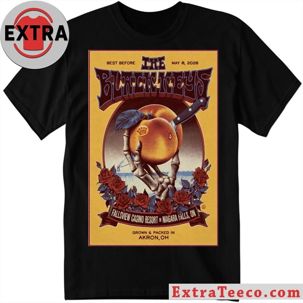 The Black Keys Niagara Falls Tour On May 8 2026 Poster Shirt