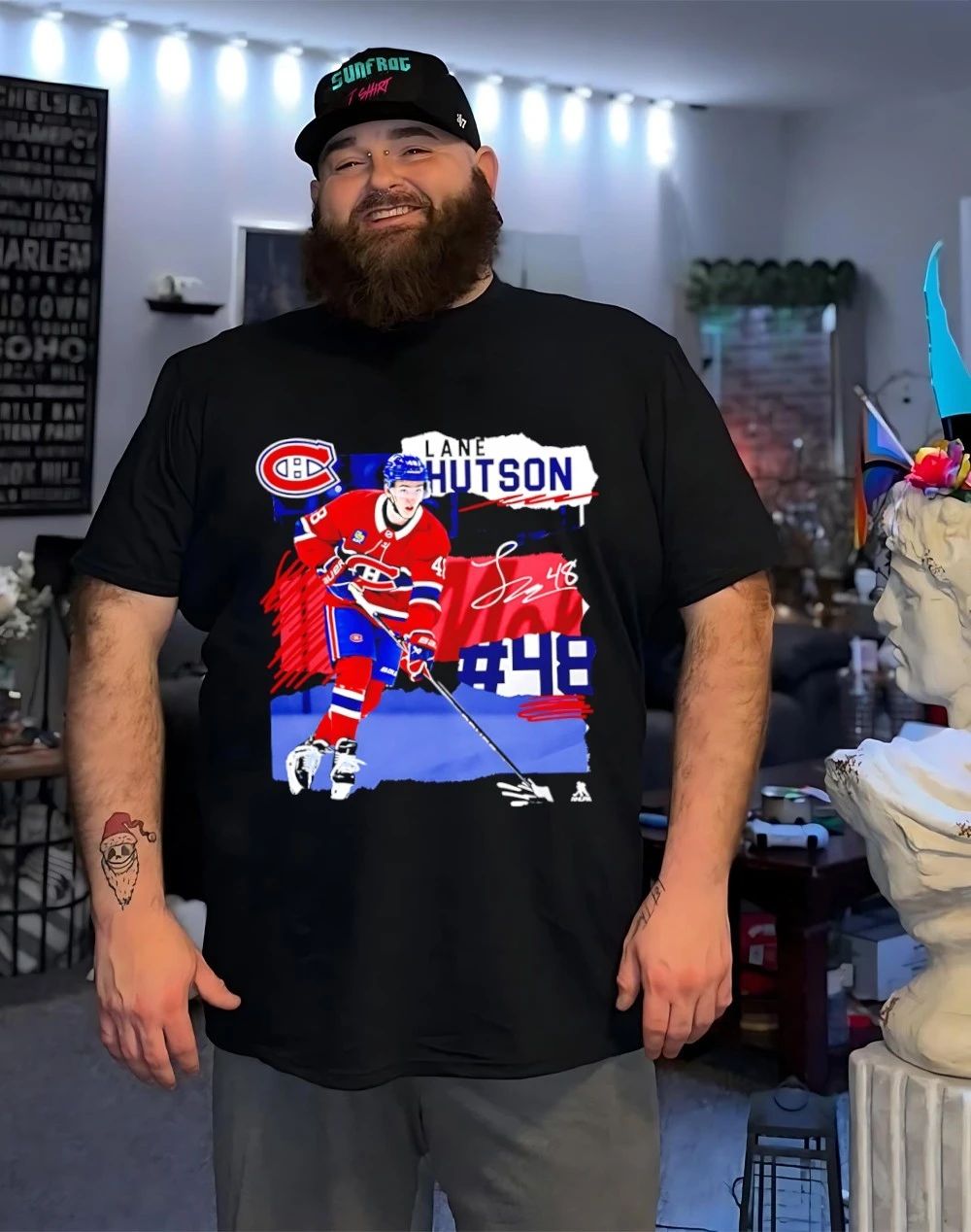 Lane Hutson Montreal Canadiens Fresh Ice signature shirt