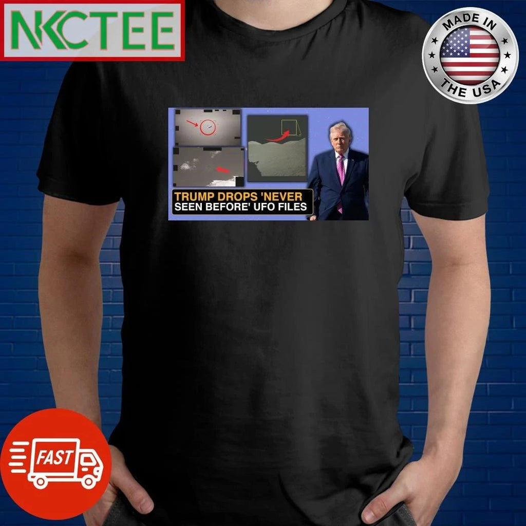 Trump drops never seen before UFO Files shirt