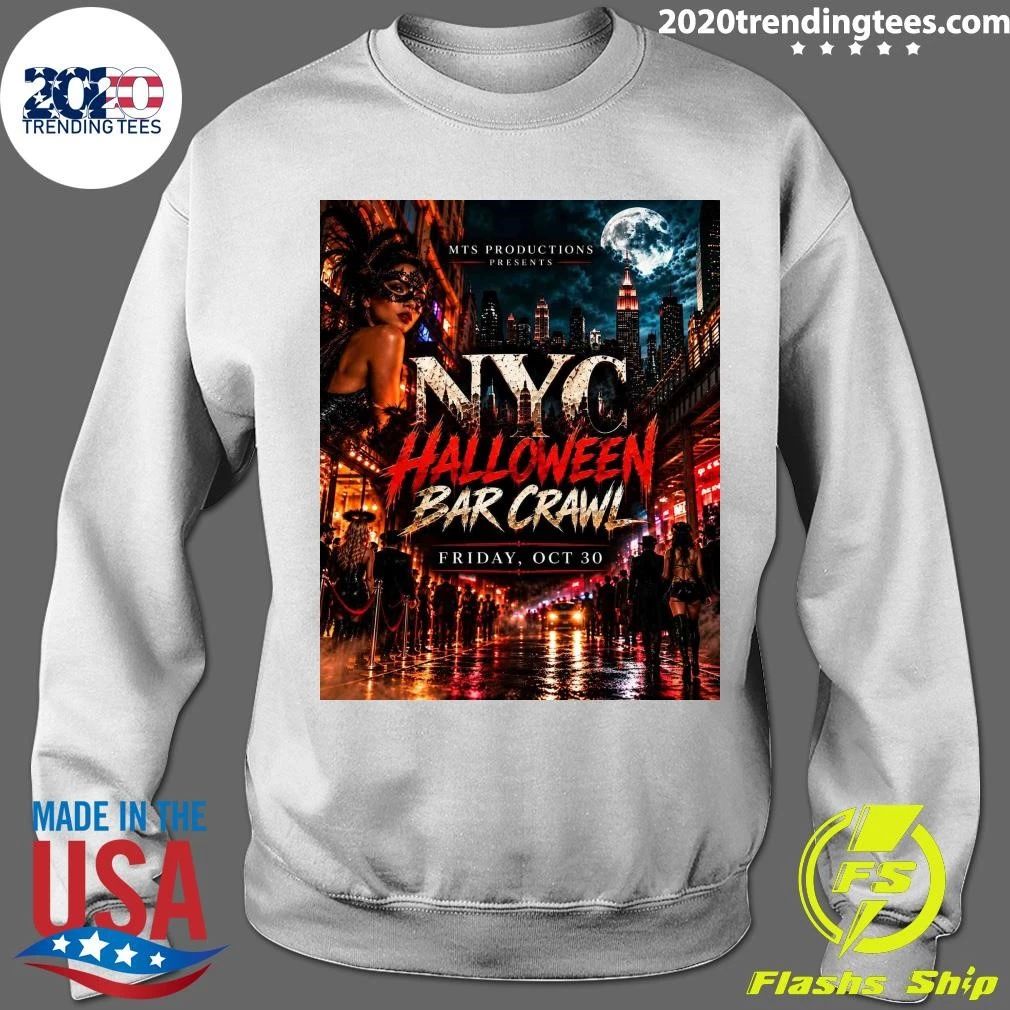 NYC Halloween Bar Crawl 2026 – Manhattan Halloween Nightlife Shirt