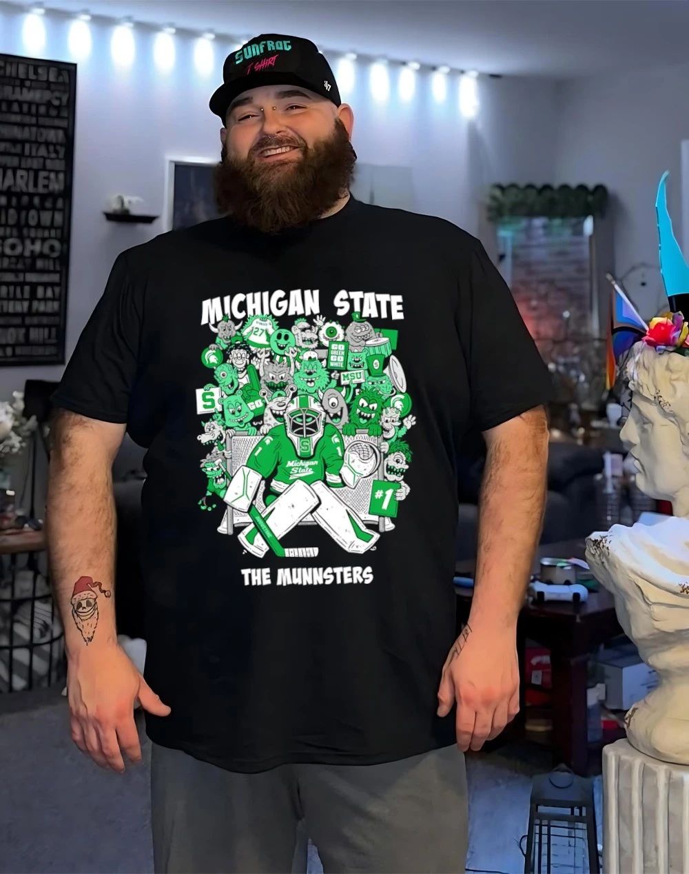Michigan State Spartans 2026 The Munnsters cartoon shirt