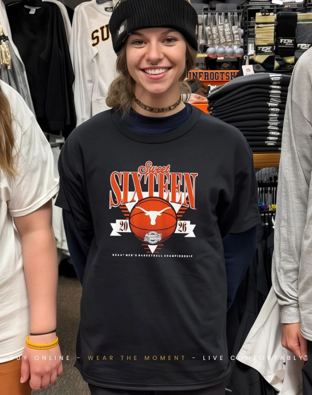 Texas Longhorns MBB 2026 Sweet Sixteen logo shirt