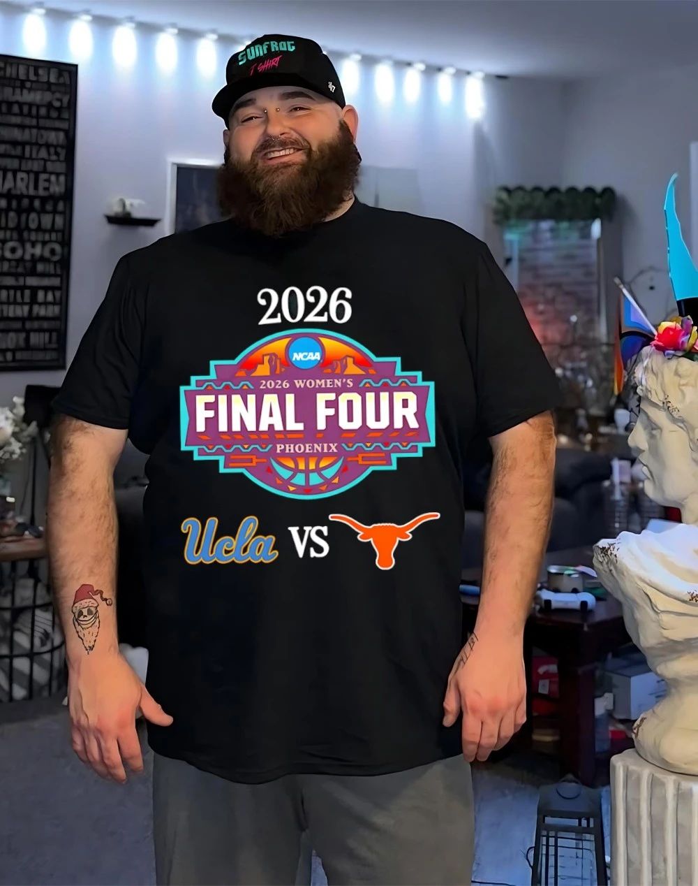 UCLA Bruins vs Texas Longhorns 2026 NCAA Women’s Basketball Final Four Phoenix Logos shirt