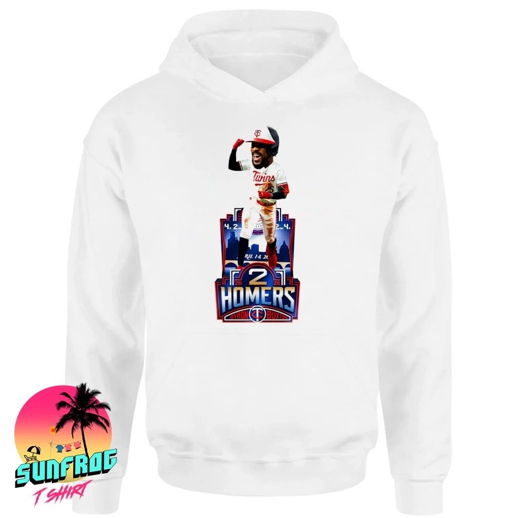 Byron Buxton Minnesota Twins 2 Home Run Gamebreaker caricature shirt