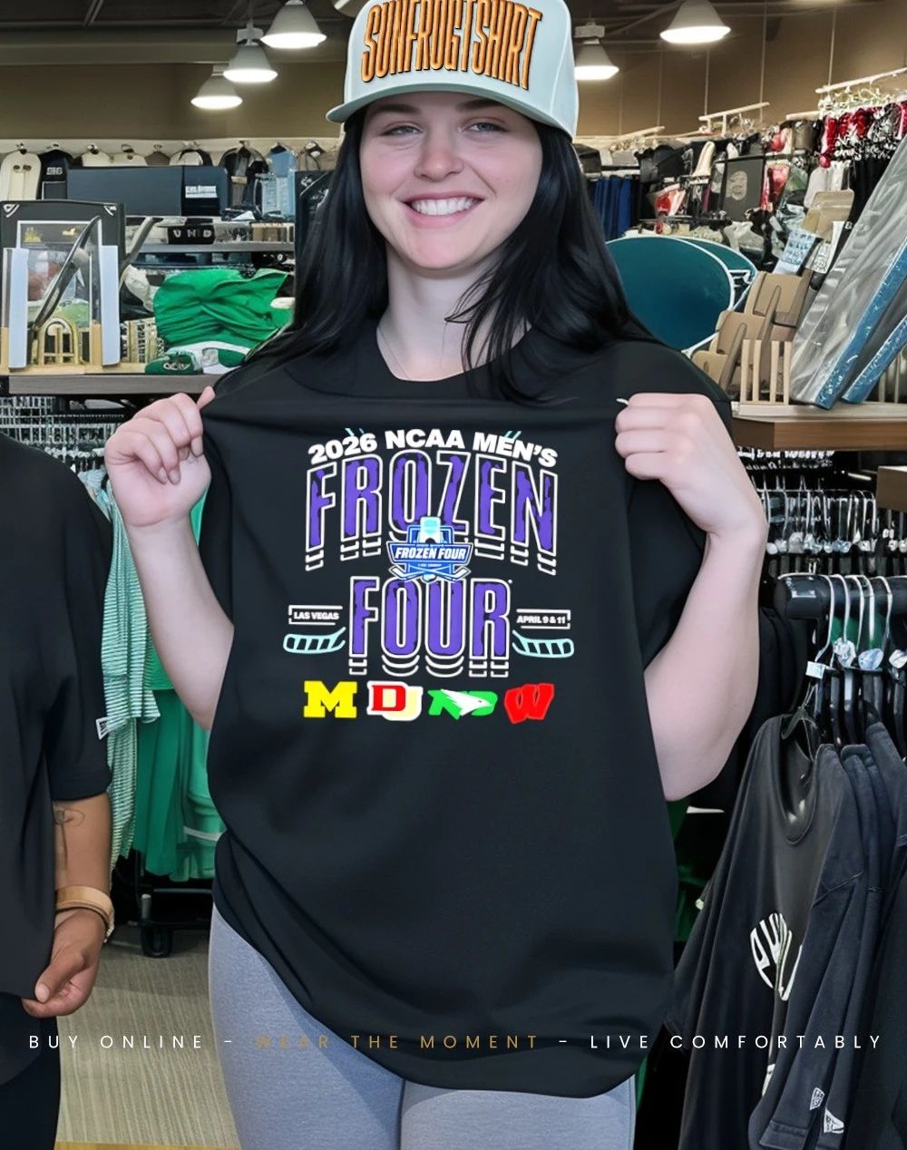 2026 NCAA Frozen Four Las Vegas Teams Matchup Logo shirt