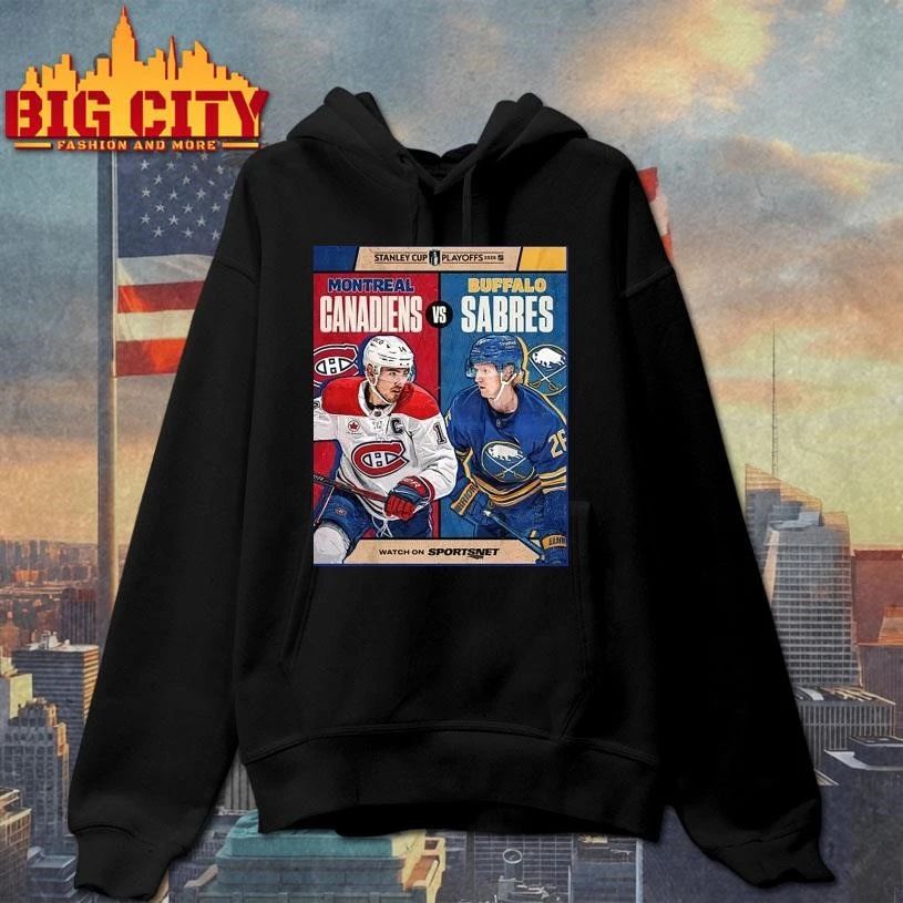 Canadiens vs. Sabres Game 1 2026 Playoffs Round 2 Player Matchup Shirt