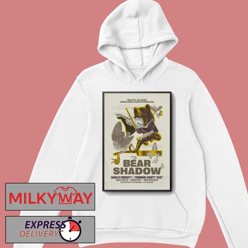 Bear Shadow Festival Shows In Highlands NC On May 29-31 2026 Poster shirt