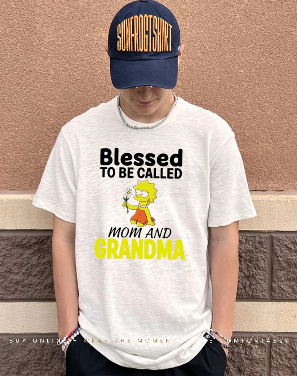 Simpsons blessed to be called mom and grandma shirt