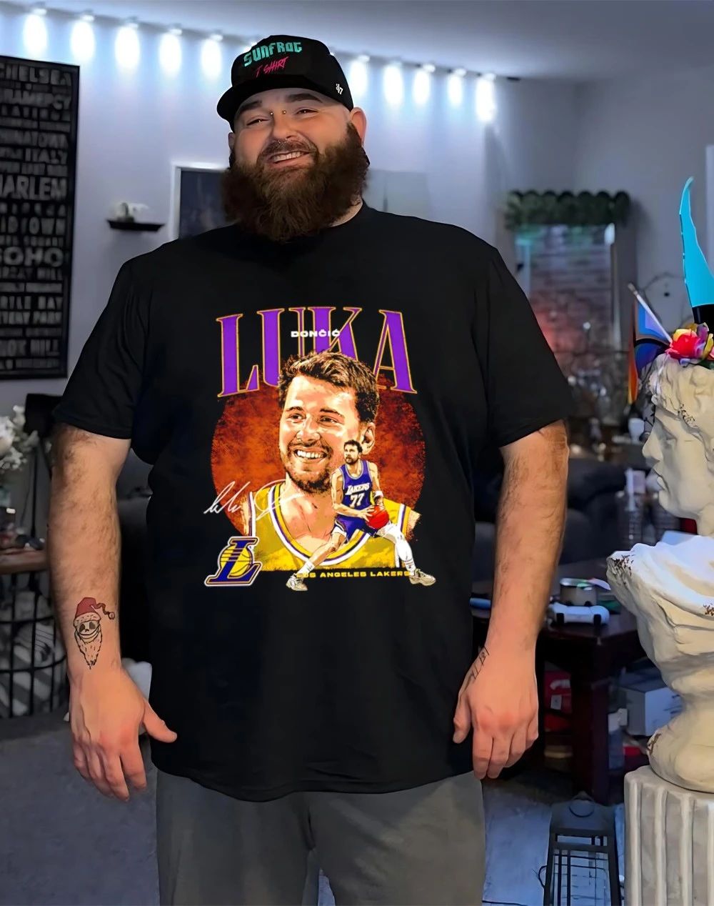 Luka Doncic Los Angeles Lakers Dual signature shirt